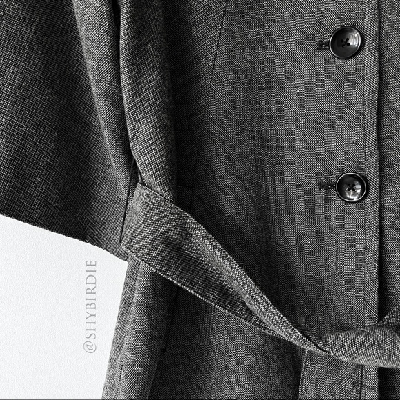 GAP Tweed 3/4 Sleeve Swing Jacket - Picture 4 of 14